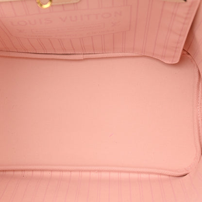 Louis Vuitton Damier Azur Braided Neverfull MM Pink 11 of 11