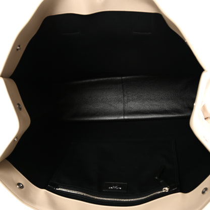 Saint Laurent Vitello Large Rive Gauche Tote Sea Salt 5 of 10