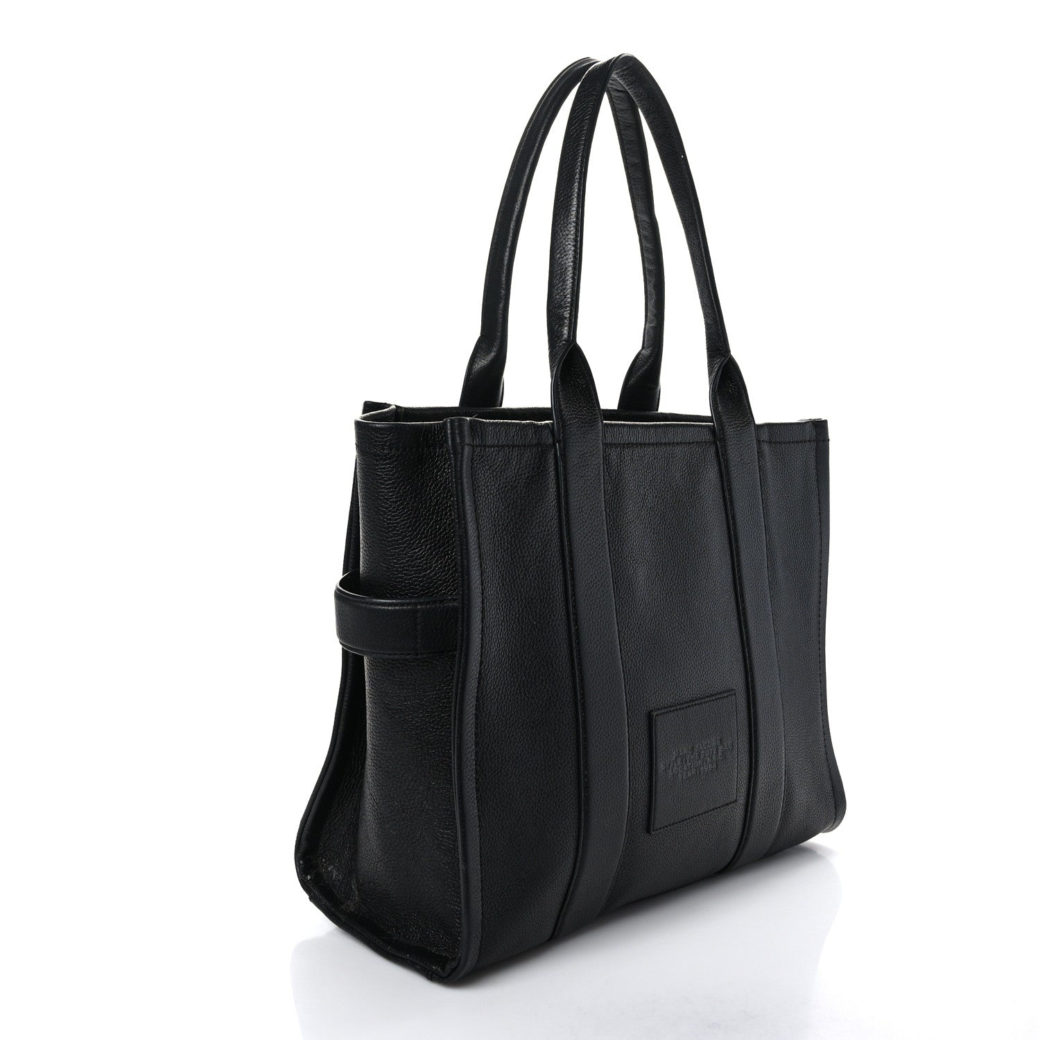 Marc Jacobs Grained Calfskin Large The Tote Bag Black 3 of 11