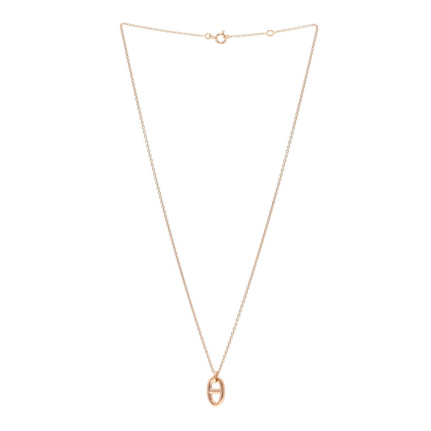 Hermes 18K Rose Gold PM Farandole Pendant Necklace 3 of 5