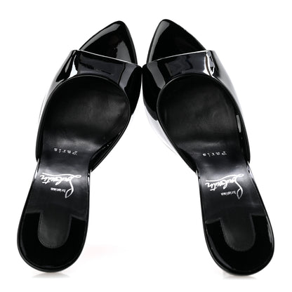 Christian Louboutin Patent Miss Z 100 Mule 38.5 Black 2 of 10