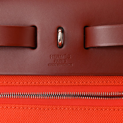 Hermes Vache Hunter Toile Herbag Zip 31 Capucine 7 of 12