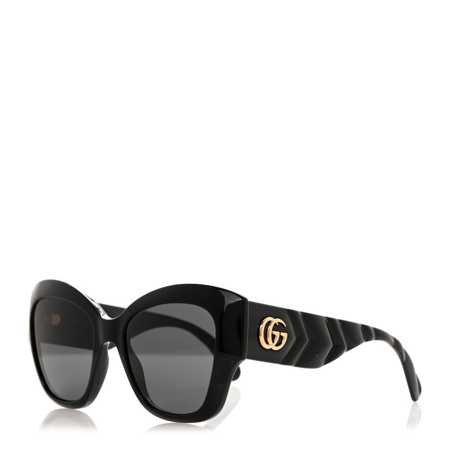 Acetate GG Butterfly Sunglasses GG0808S Black