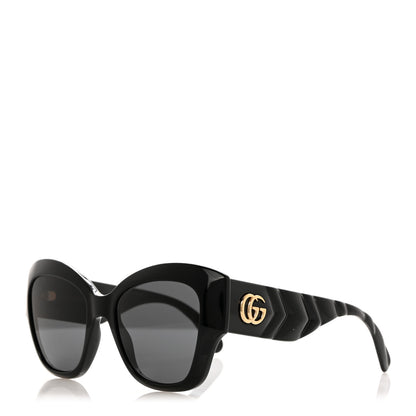 Gucci Acetate GG Butterfly Sunglasses GG0808S Black 1 of 8
