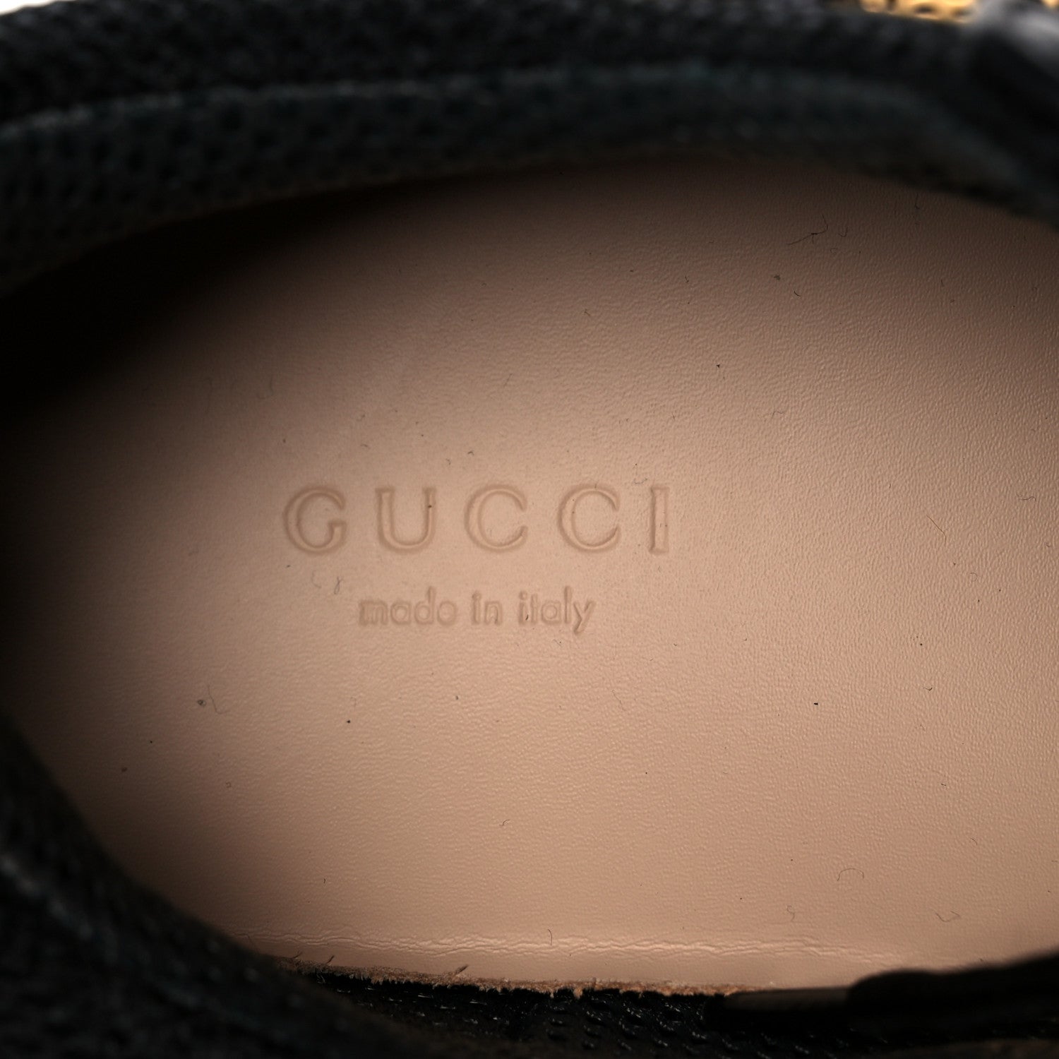 Gucci X SEGA Mesh Suede Calfskin Removable Crystals Womens Flashtrek Sneakers 37 Black Silver 7 of 7