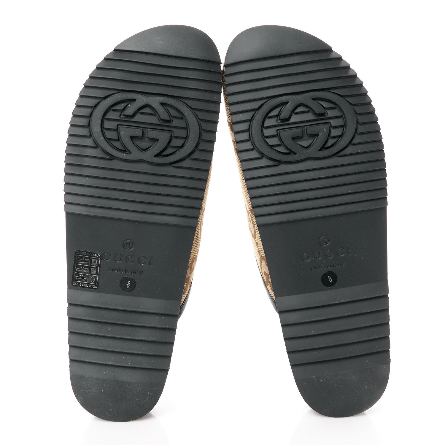 Gucci Monogram Maxi GG Mens Sandals 8 Camel 5 of 10