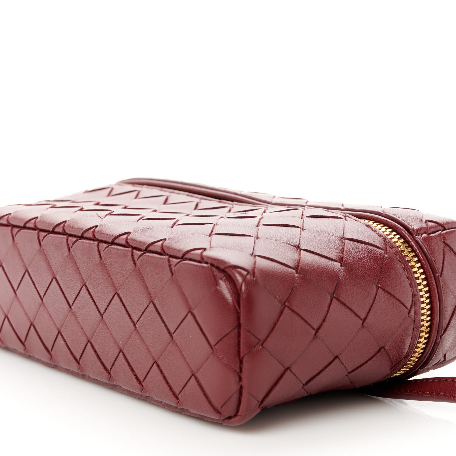 Bottega Veneta Nappa Intrecciato Bang Bang Vanity Case Cherry 10 of 10