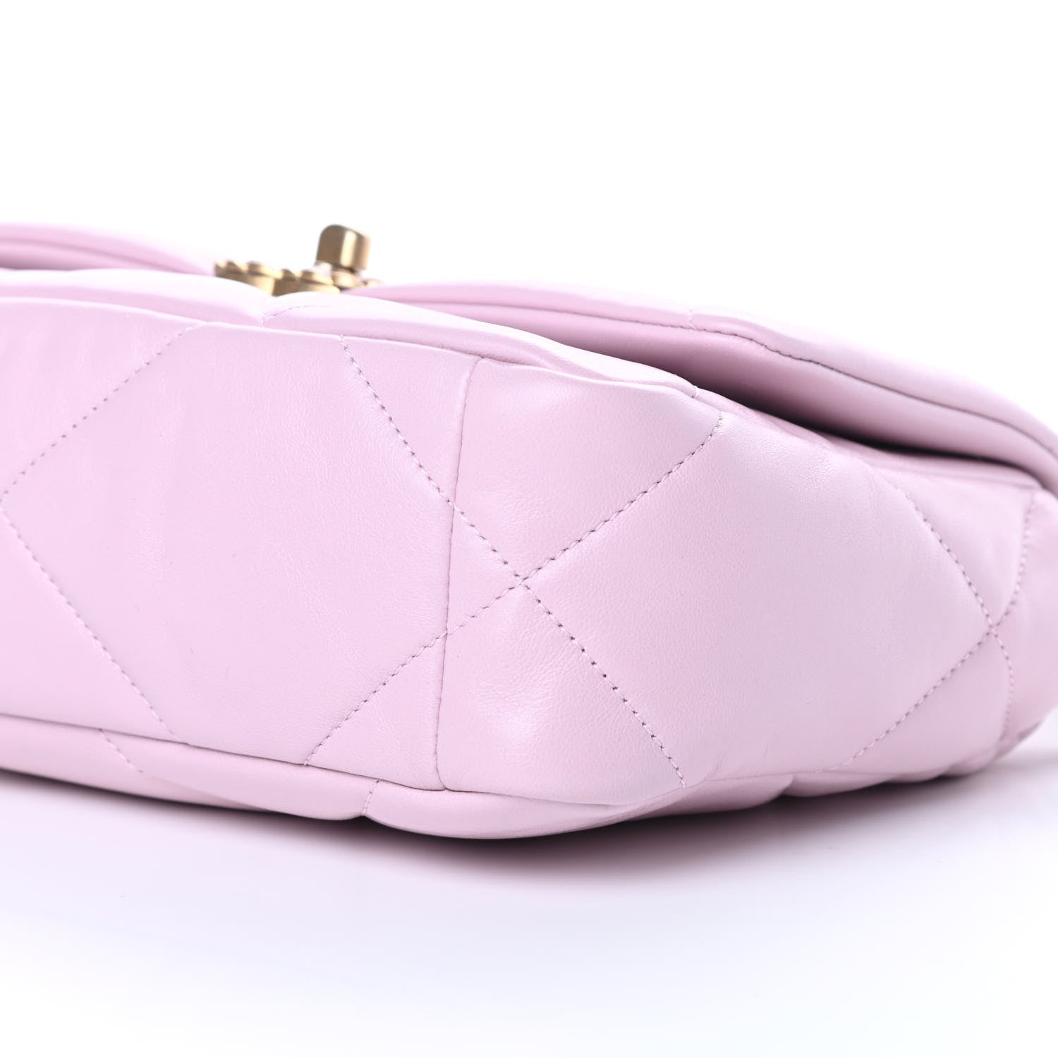 Chanel Lambskin Quilted Medium Chanel 19 Flap Light Pink 9 of 10
