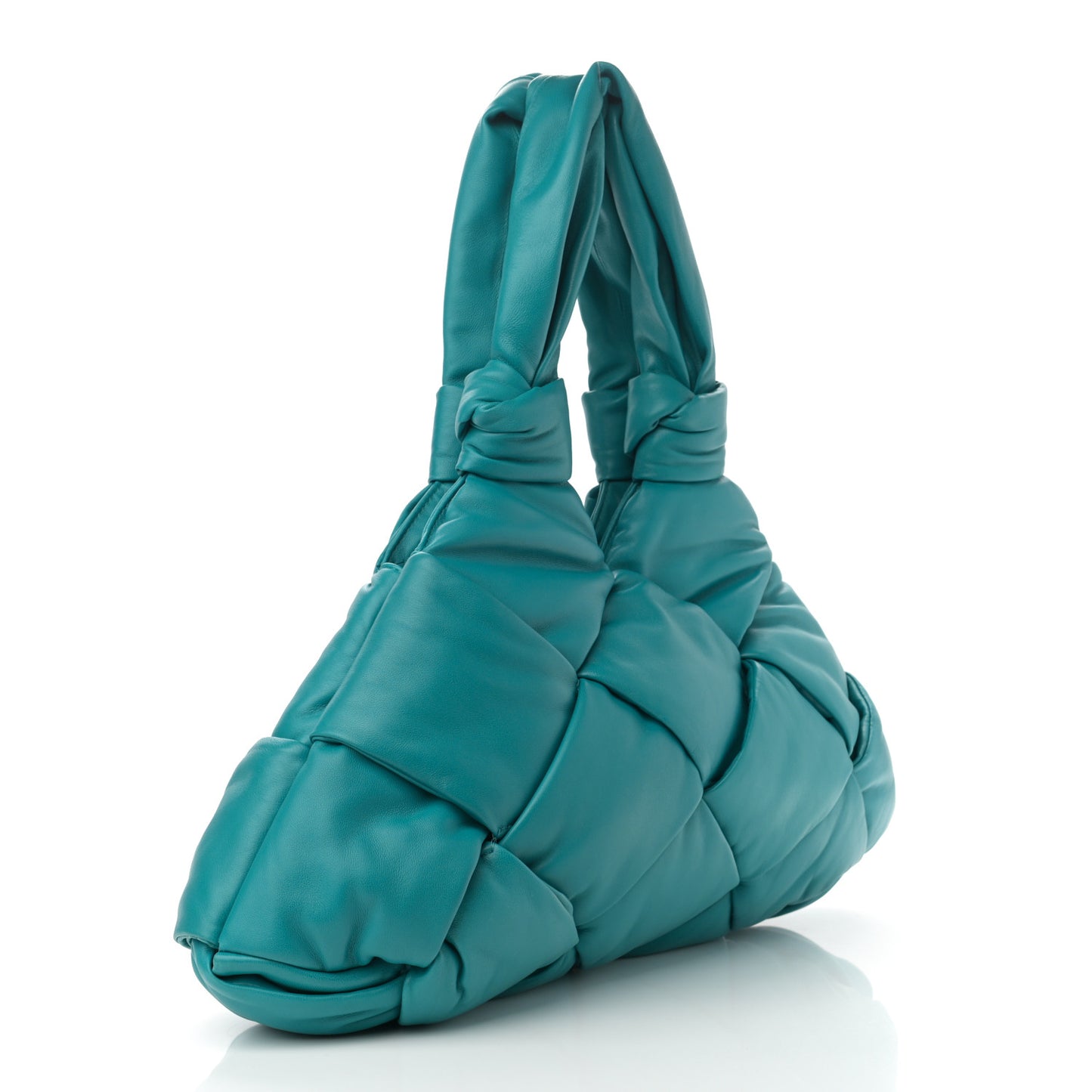 Lambskin Padded Lock Tote Blaster