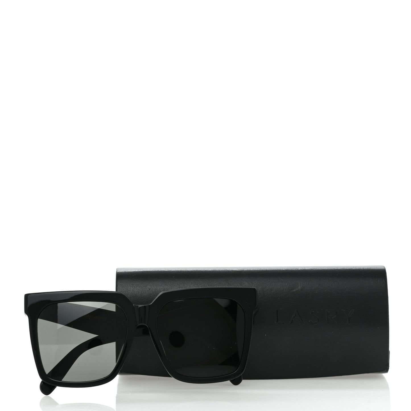 Acetate Polarized Oversized Sunglasses CL4055FN Black