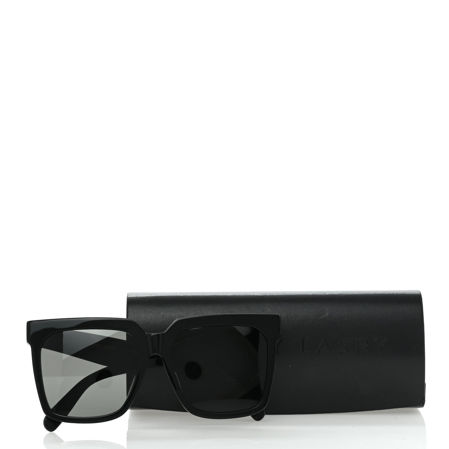 Celine Acetate Polarized Oversized Sunglasses CL4055FN Black 9 of 9