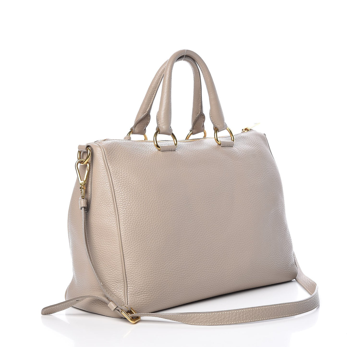 Vitello Daino Bauletto Tote Pomice