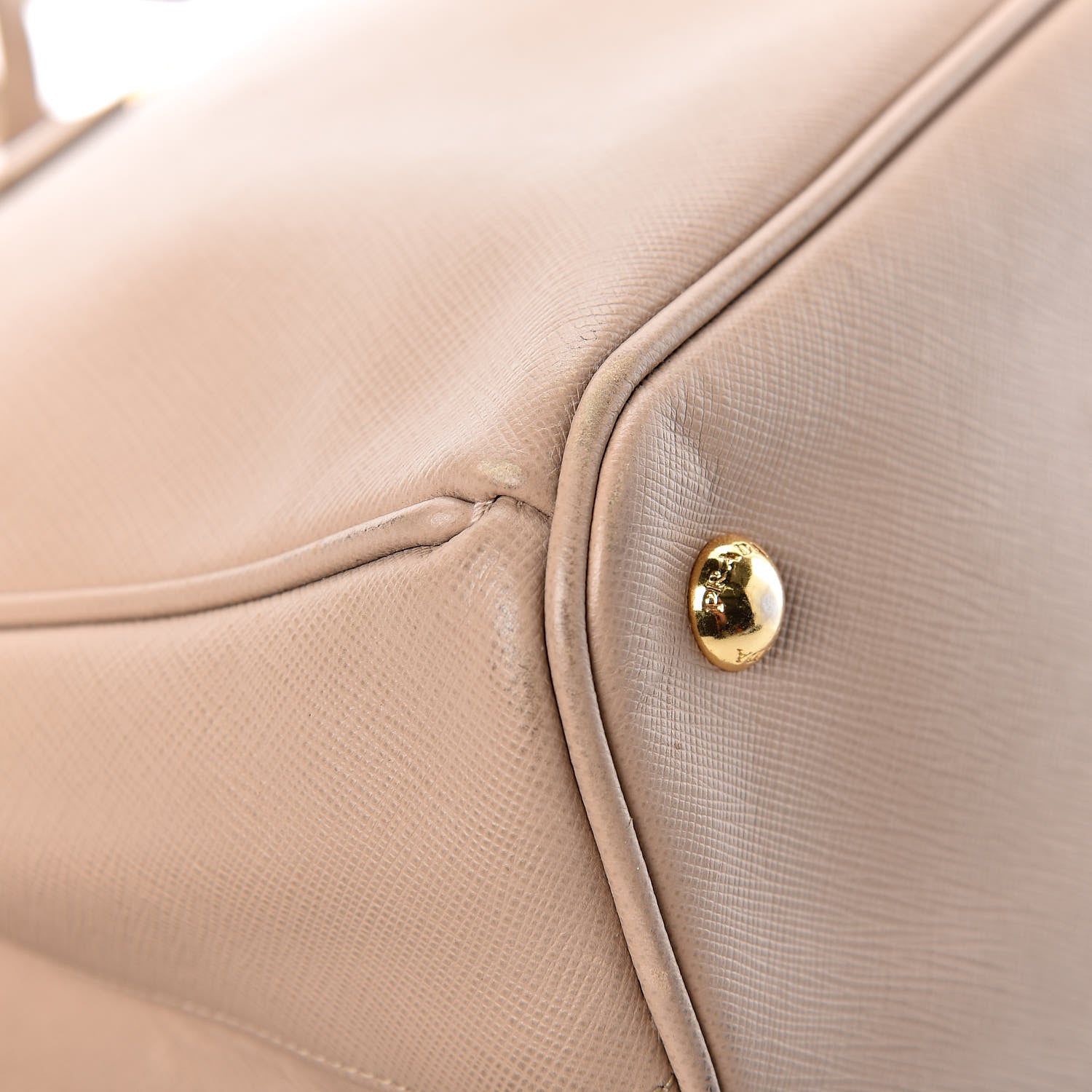 Prada Saffiano Lux Small Tote Sabbia 11 of 15