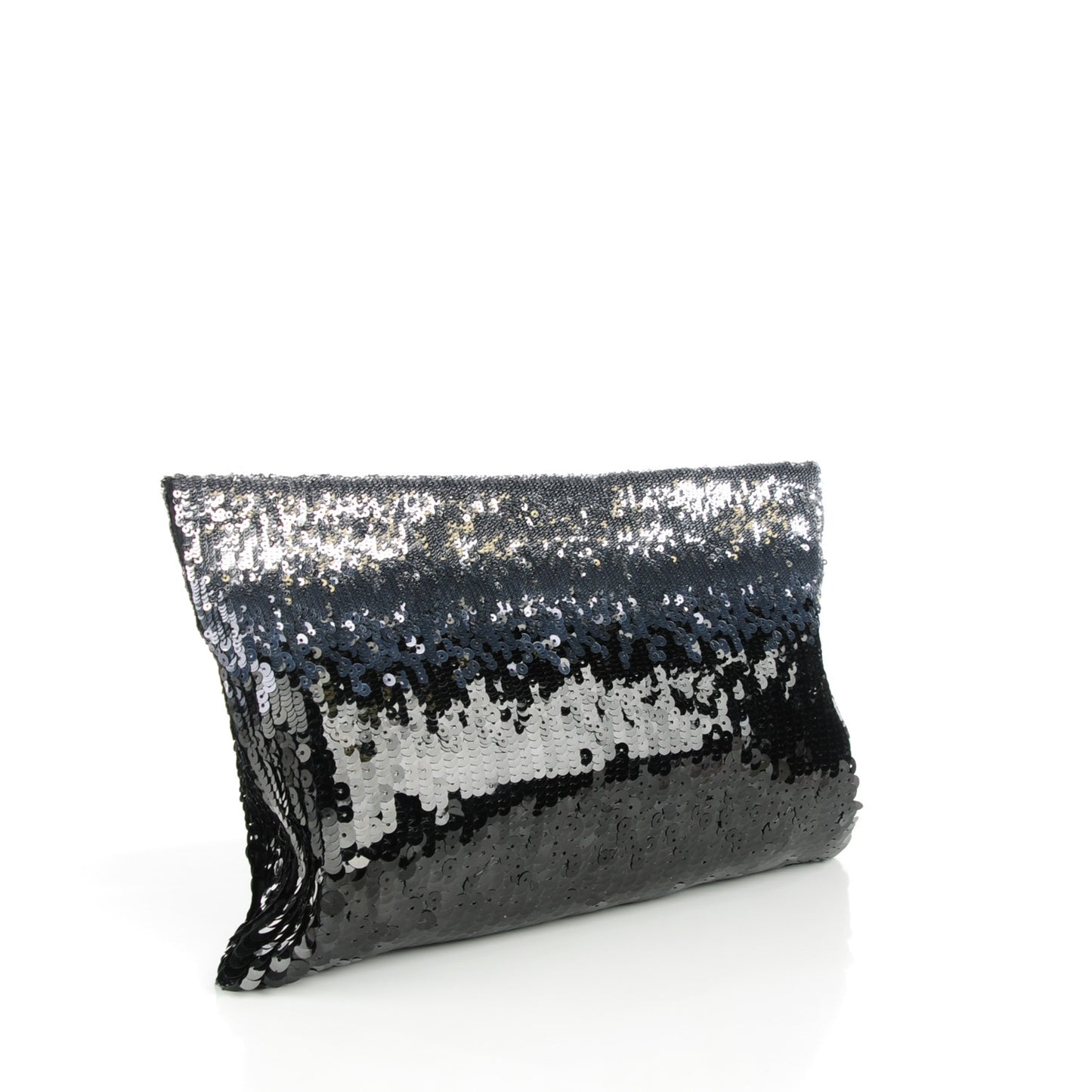 Sequin Ombre Pochette Clutch Acciaio
