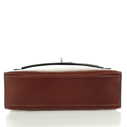 Hermes Evercalf Kelly Pochette Clutch Havane 13 of 16
