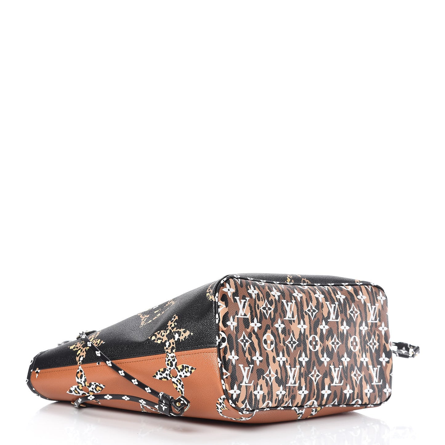 Monogram Giant Jungle Neverfull MM Black