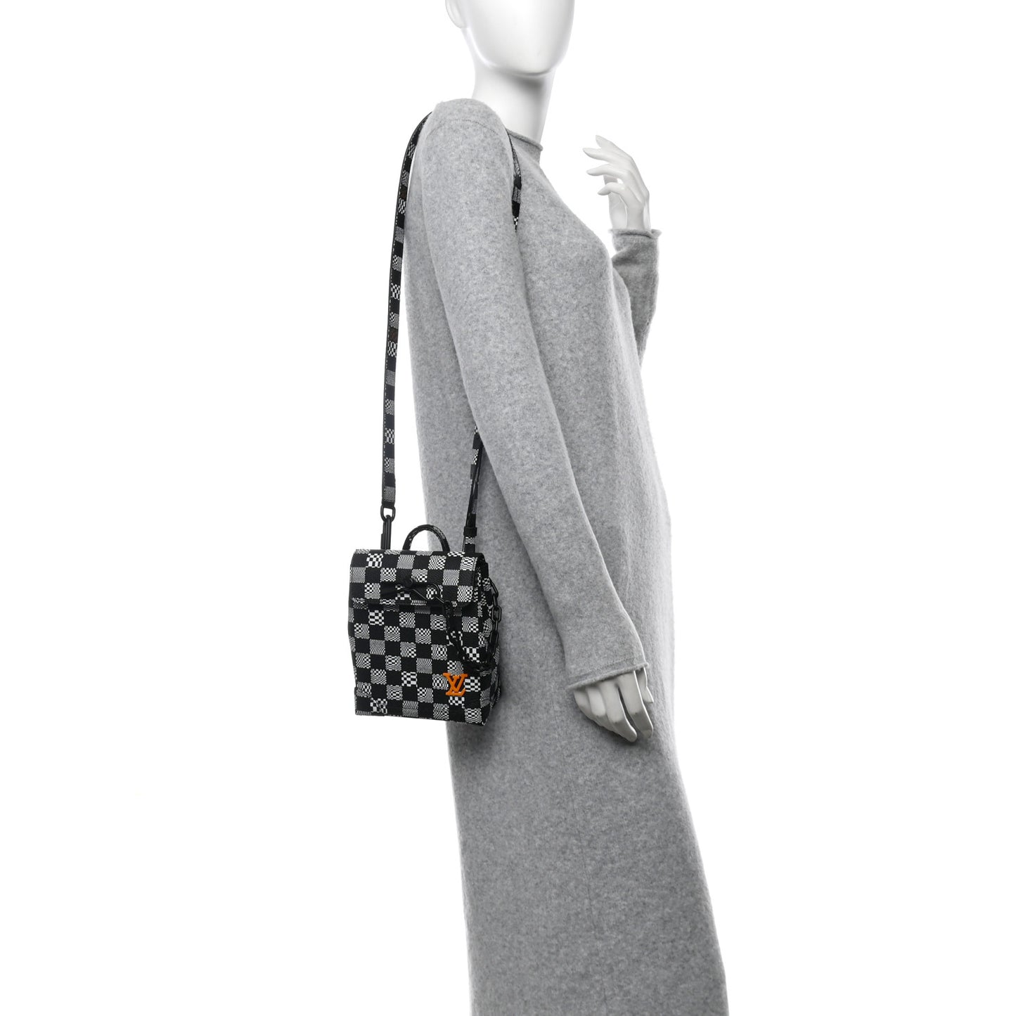 Damier Distorted Steamer XS