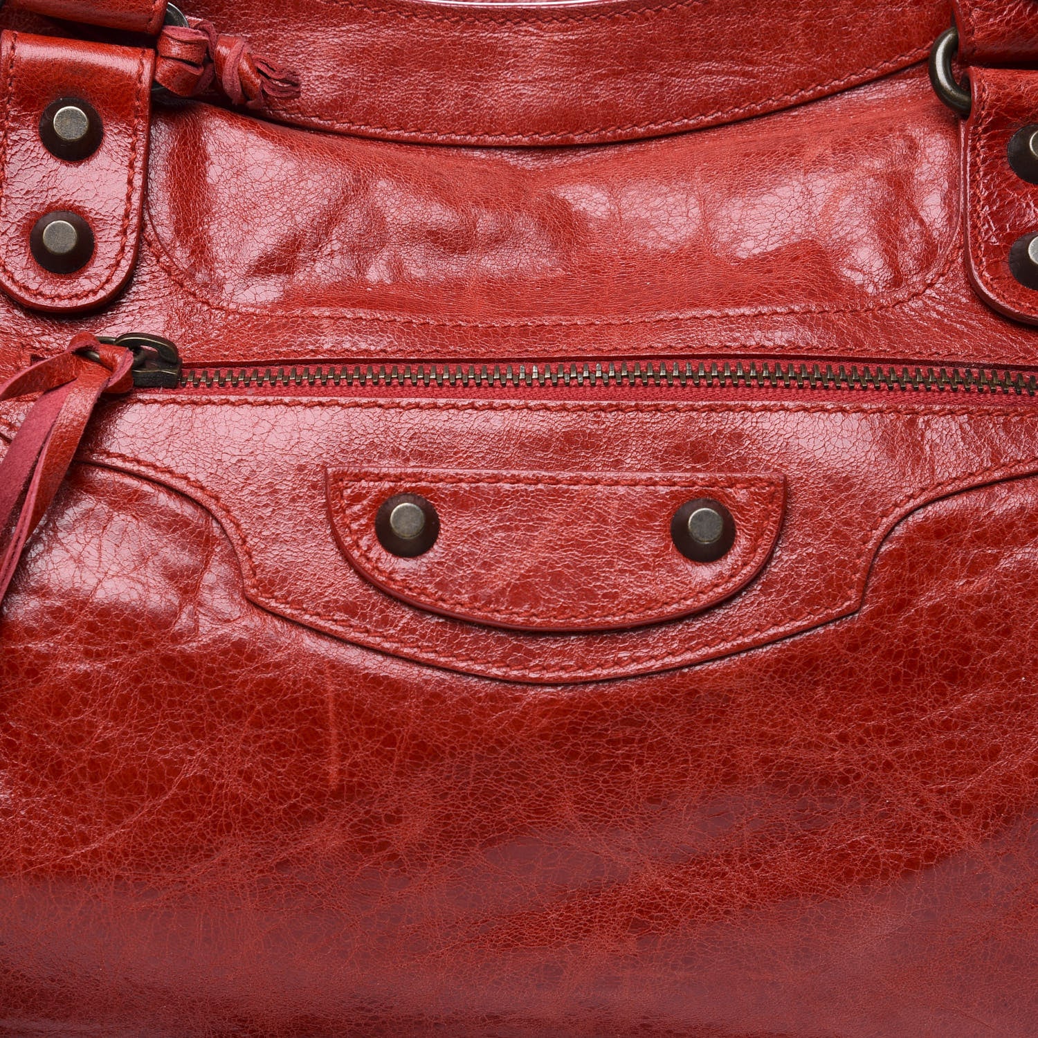 Balenciaga Chevre Classic Hardware City Rouge Vermillon 11 of 11