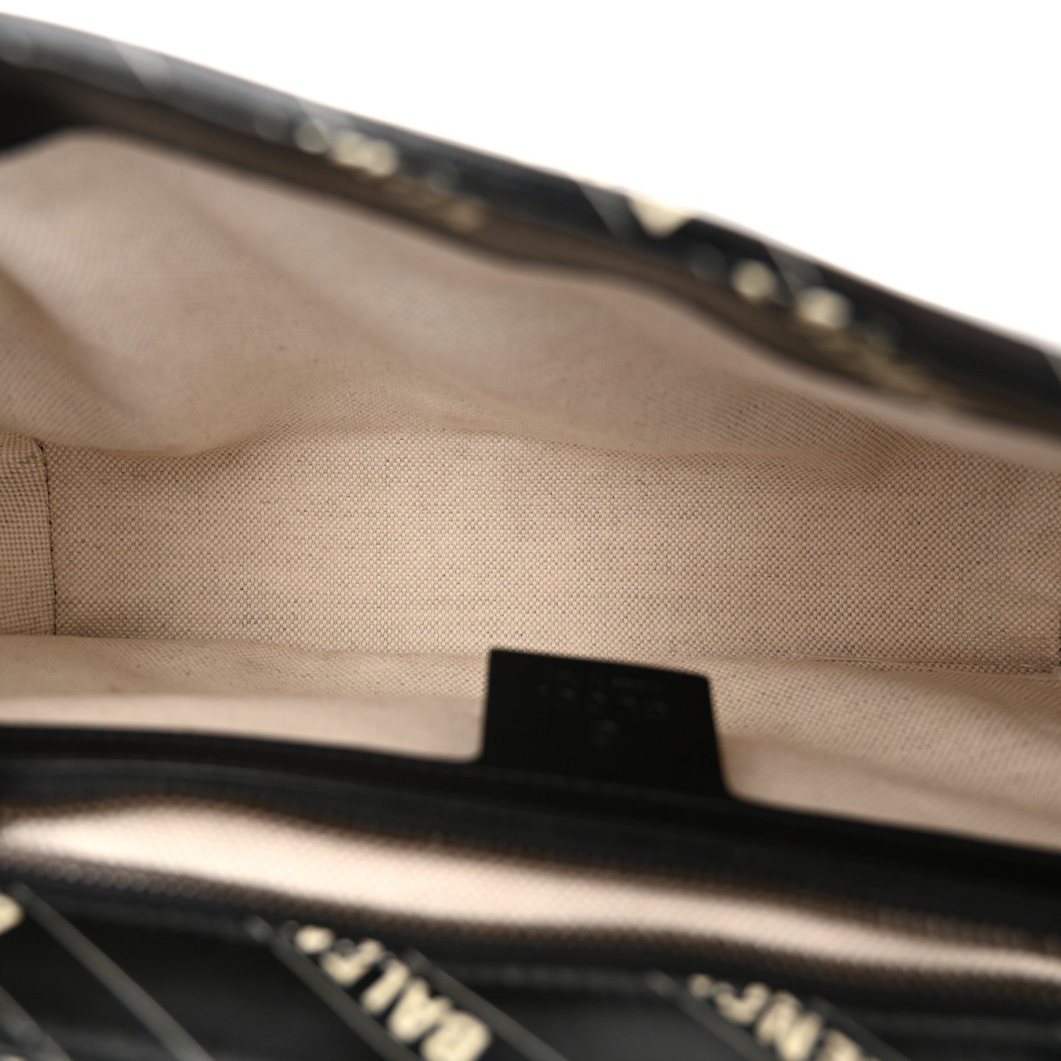 Gucci X BALENCIAGA Calfskin Matelasse Logo Print Small GG Marmont Shoulder Bag Black 5 of 10