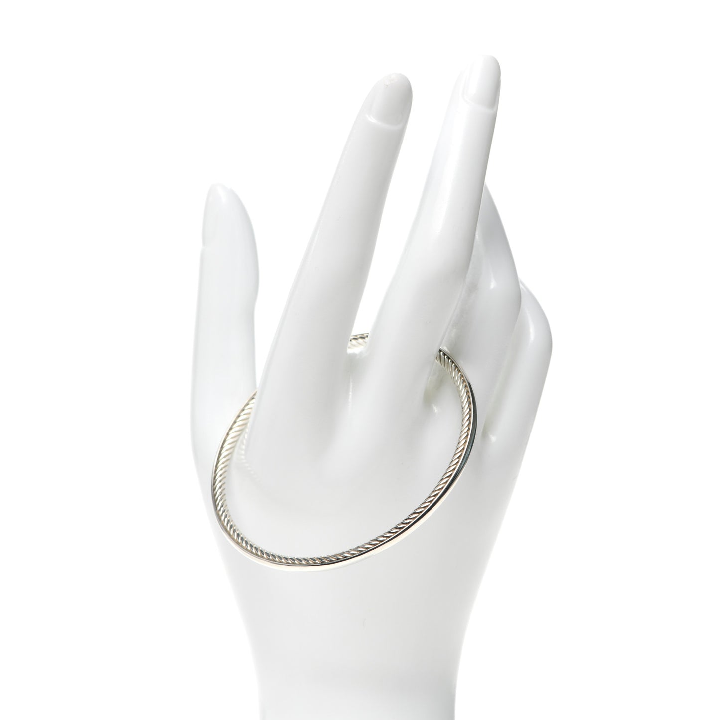 Sterling Silver 3mm Cable Classics Bangle Bracelet