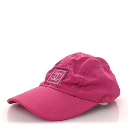 Chanel Nylon CC Cap M Hat Pink 1 of 12
