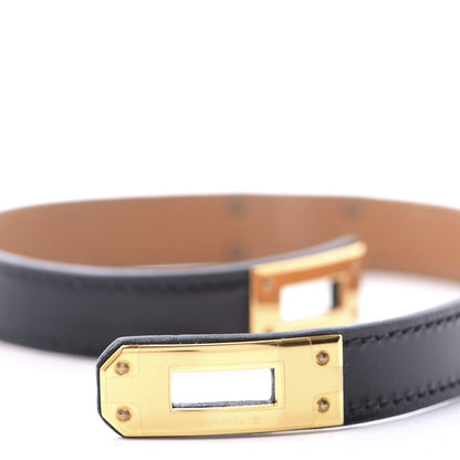 Hermes Box Kelly Double Tour Bracelet T1 Black 3 of 7