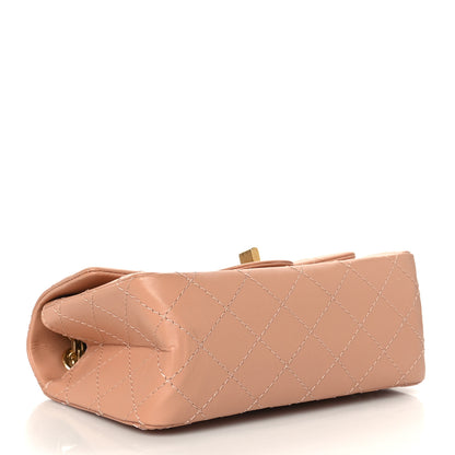 Chanel Aged Calfskin Quilted 2.55 Reissue Mini Flap Beige 4 of 9