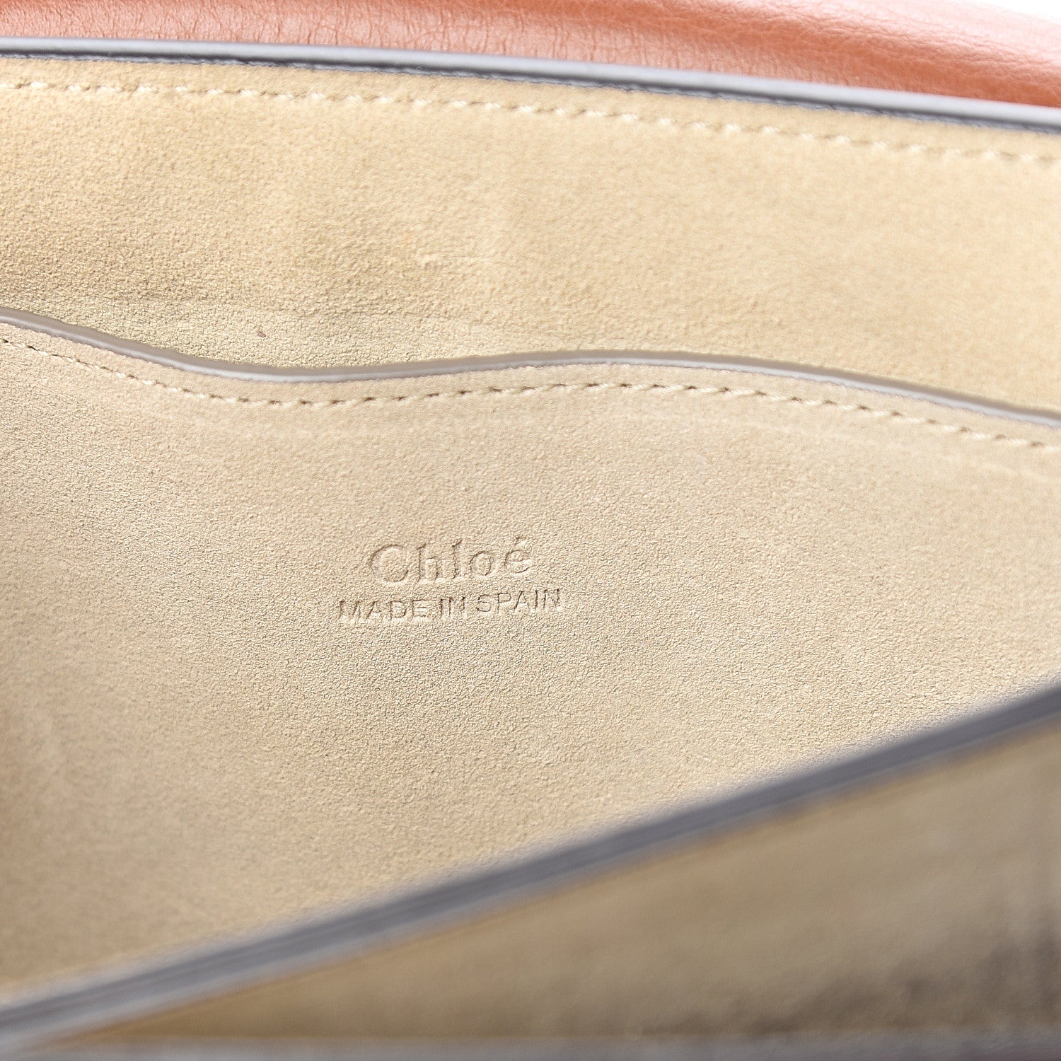Chloe Suede Calfskin Small Faye Shoulder Bag Tobacco 5 of 15