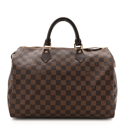 Louis Vuitton Damier Ebene Speedy 35 1 of 10