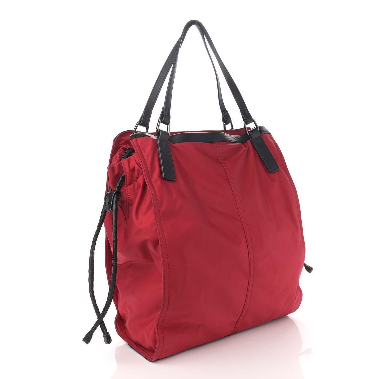 Nylon Small Buckleigh Packable Tote Red