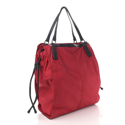 Burberry Nylon Small Buckleigh Packable Tote Red 2 of 16
