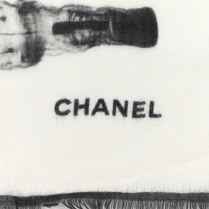 Chanel Cashmere CC Astronaut Scarf Beige 2 of 7