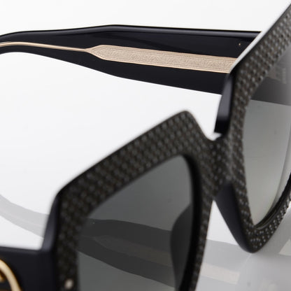 Gucci Crystal Square Frame Sunglasses GG3861/S Black 5 of 8