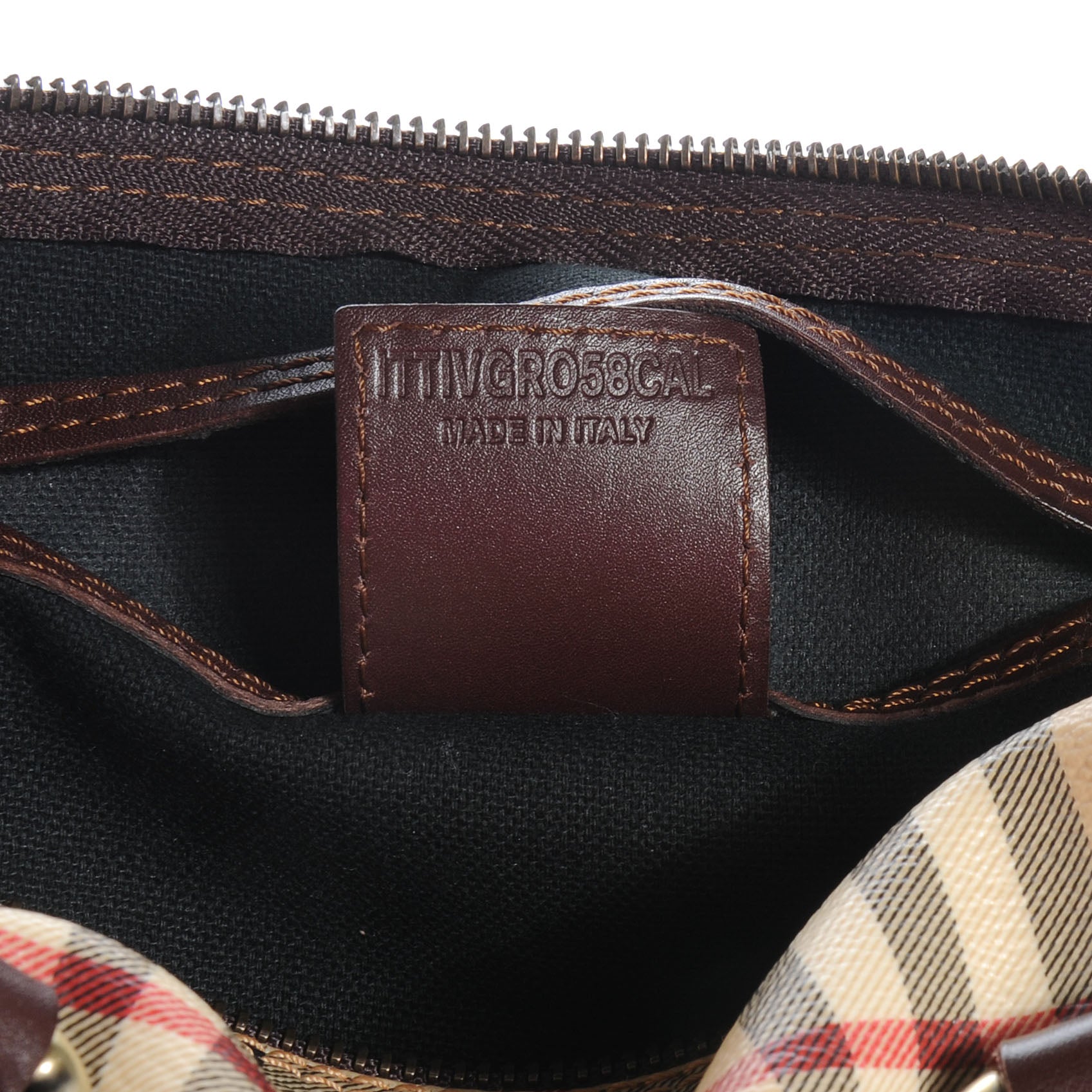 Burberry Haymarket Check Studded Bowler 7 of 7