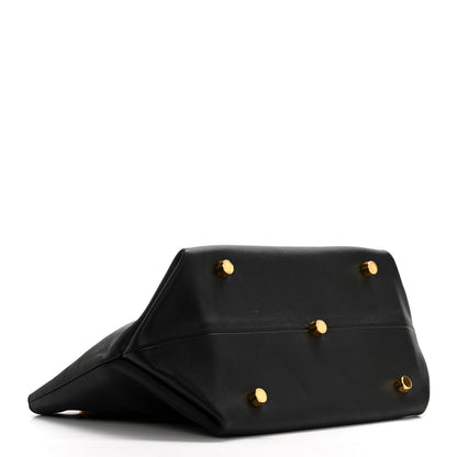 Khaite Smooth Calfskin Aimme Envelope Clutch Black 4 of 8