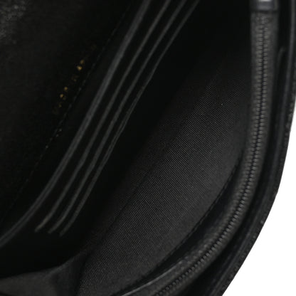 Chanel Caviar Quilted Medium Boy Flap Wallet Black 5 of 9