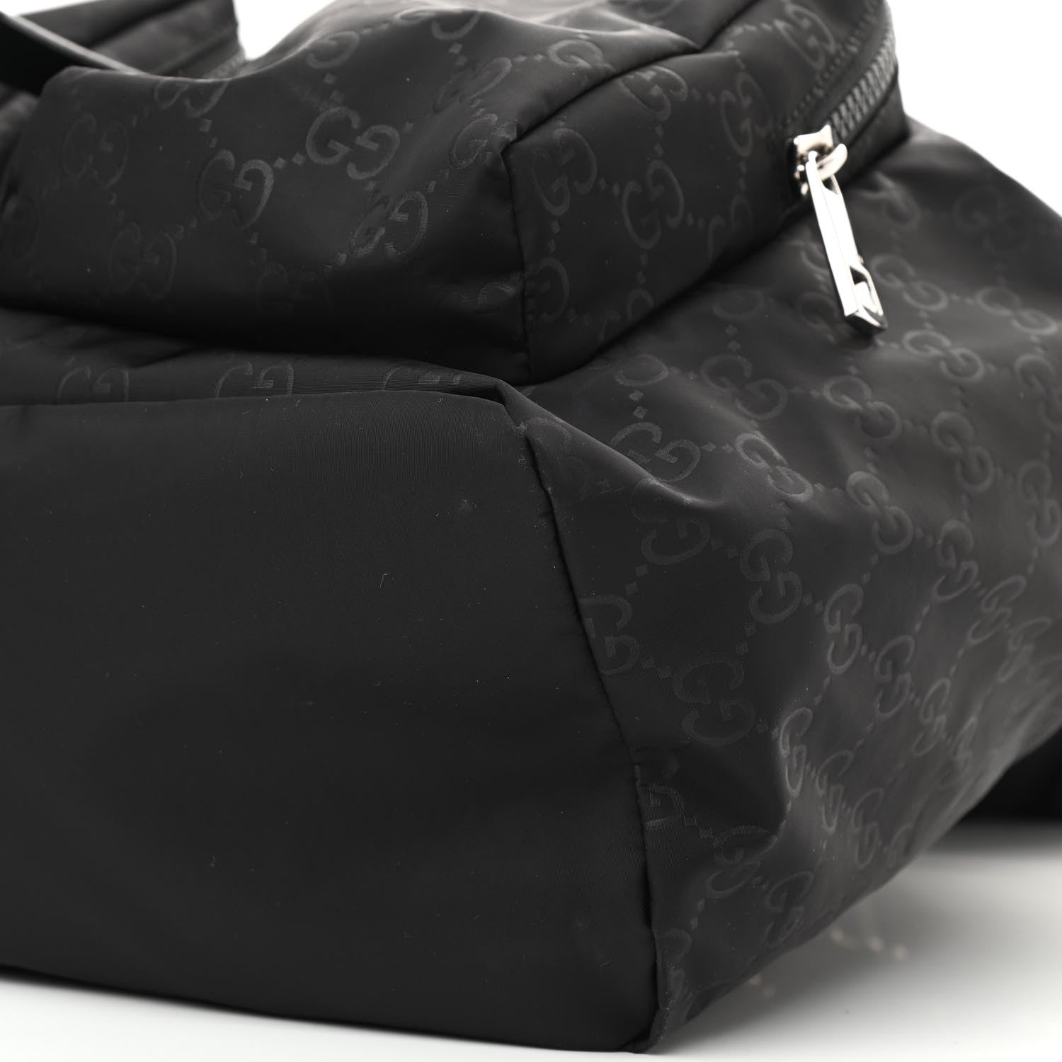 Gucci Nylon Monogram Small Single Buckle Backpack Black 10 of 10