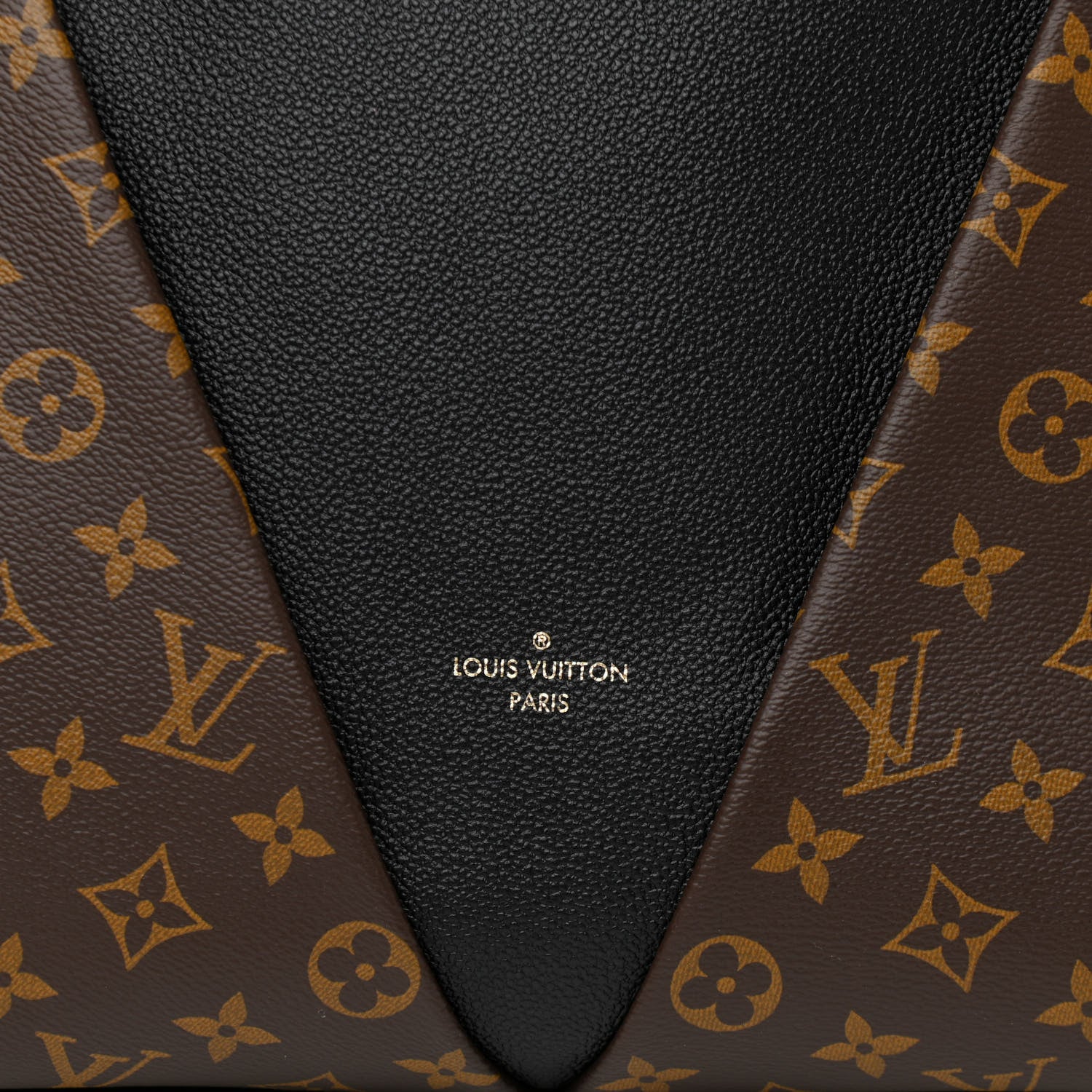 Louis Vuitton Monogram V Tote MM Black 7 of 9
