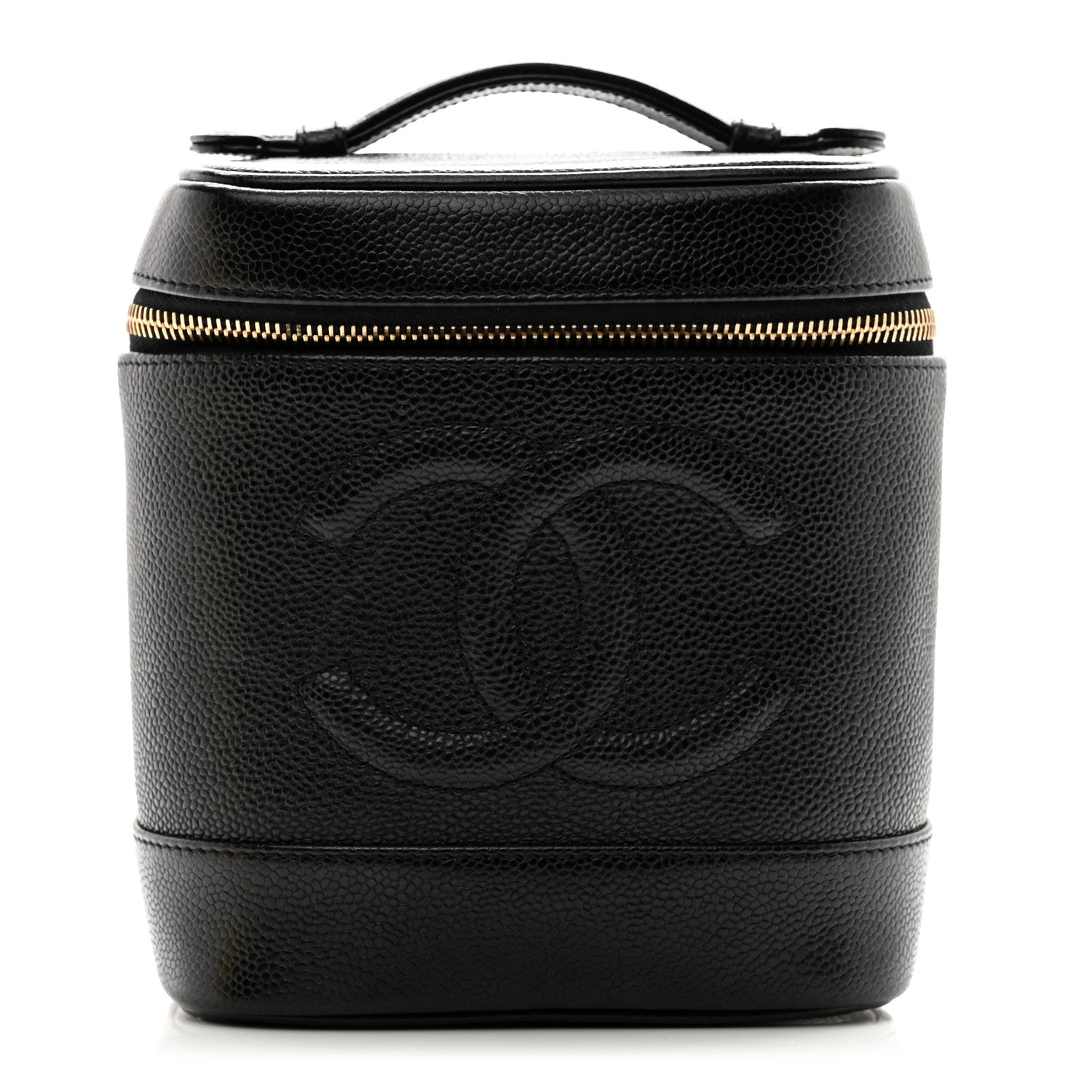 Chanel Caviar Cosmetic Vanity Bag Black 2 of 8