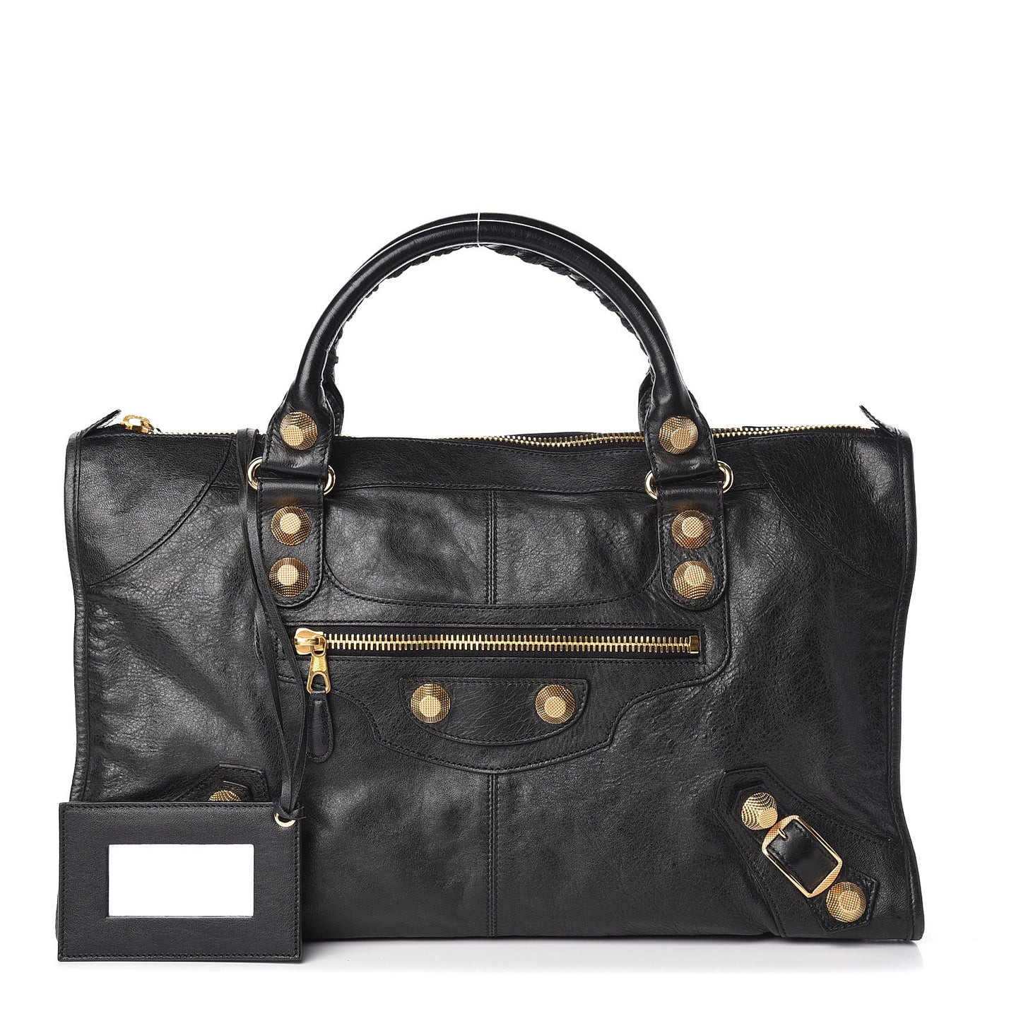 Agneau Giant 21 Gold Hardware Work Black