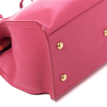 Saint Laurent Calfskin Small Classic Y Cabas Fuchsia 5 of 7