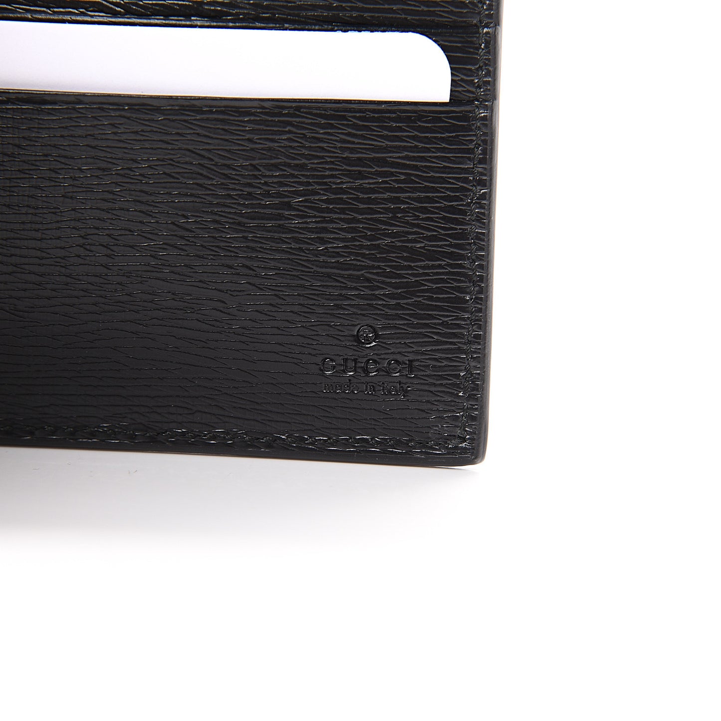 Shangai Calfskin Kingsnake Bi-Fold Wallet Black