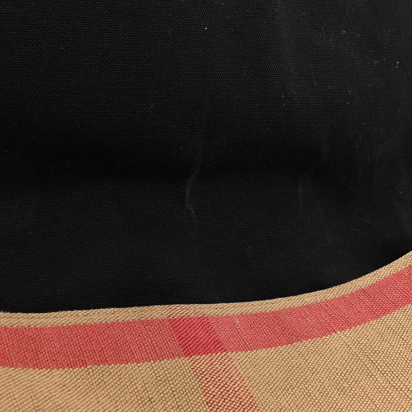 Canvas Mega Check Large Baildon Messenger Bag Black