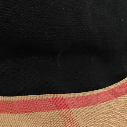 Burberry Canvas Mega Check Large Baildon Messenger Bag Black 18 of 21