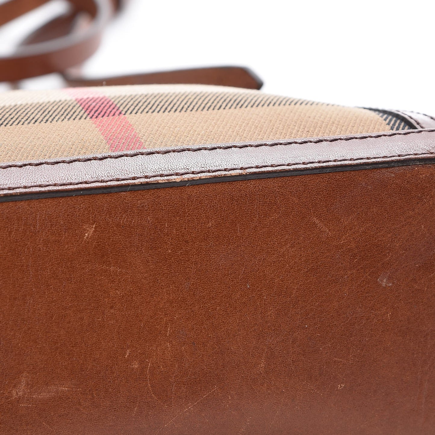 House Check Mini Orchard Crossbody Tan