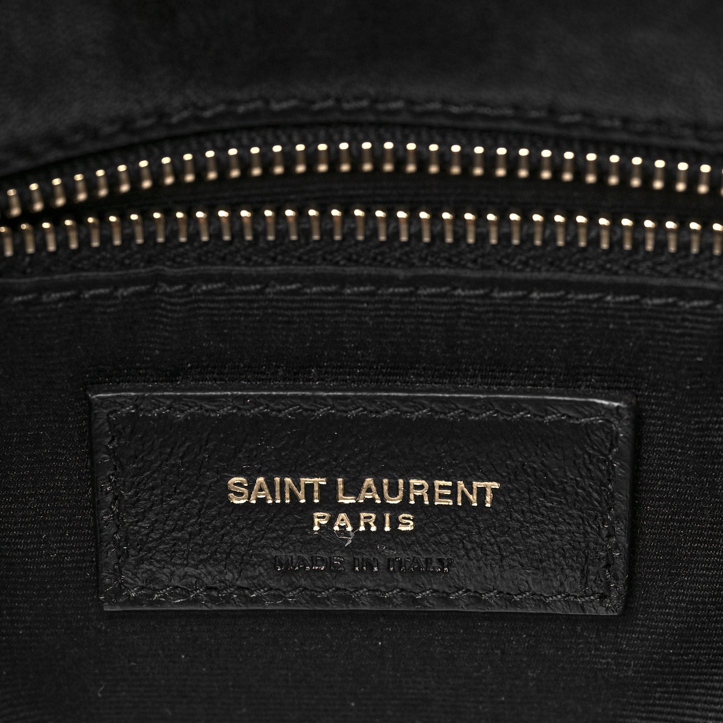 Lambskin Quilted Medium Loulou Puffer Monogram Chain Satchel Black