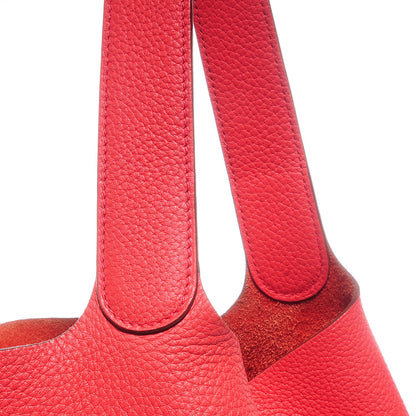 Hermes Taurillon Clemence Picotin Lock TGM Bougainvillea 10 of 12