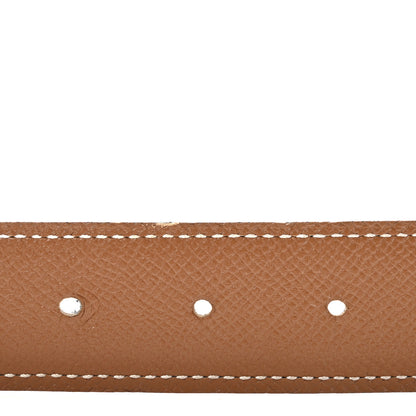 Hermes Box Epsom 32mm Quizz H Belt 85 34 Black Gold 4 of 6