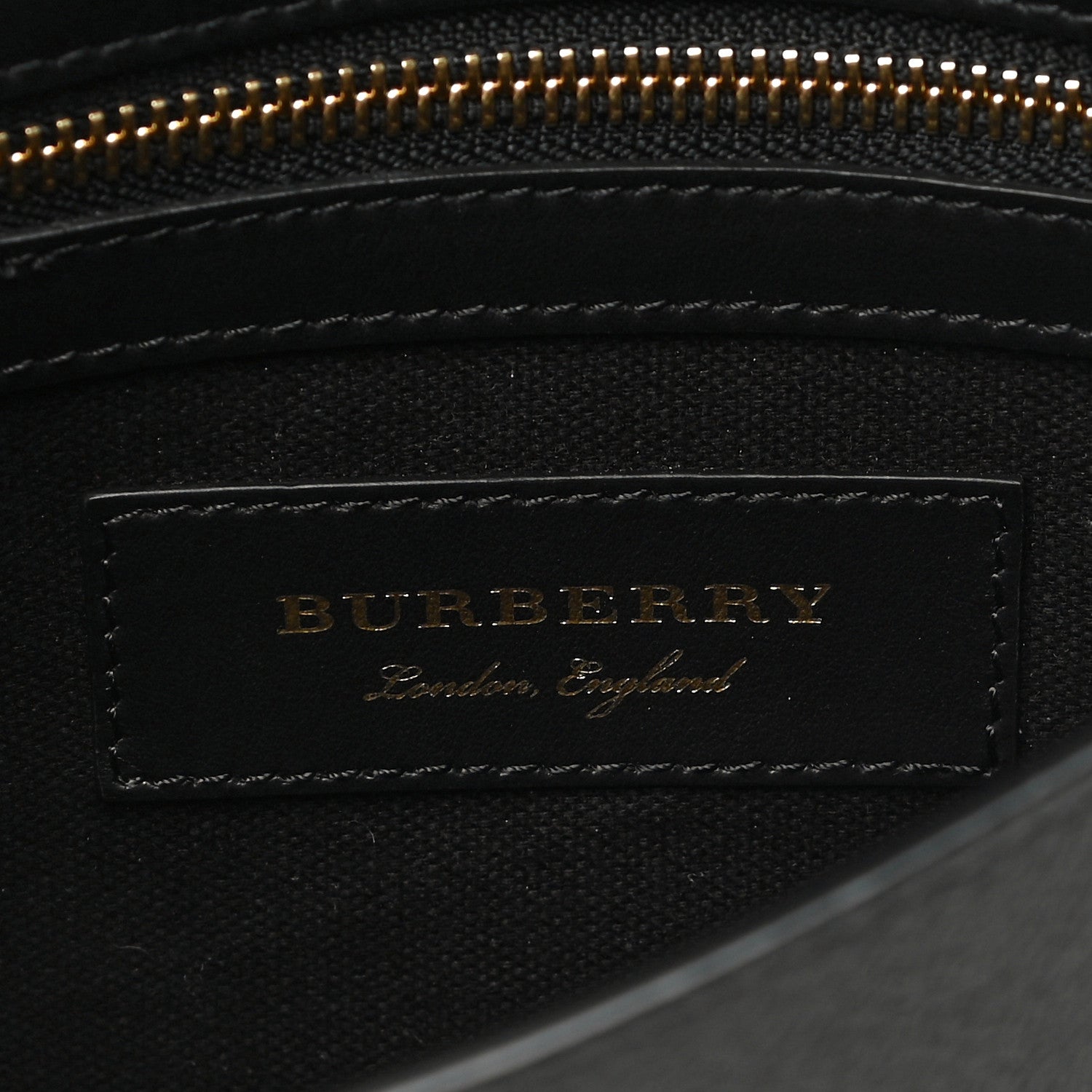Burberry Grainy Calfskin Small Loxley Crossbody Black 8 of 9