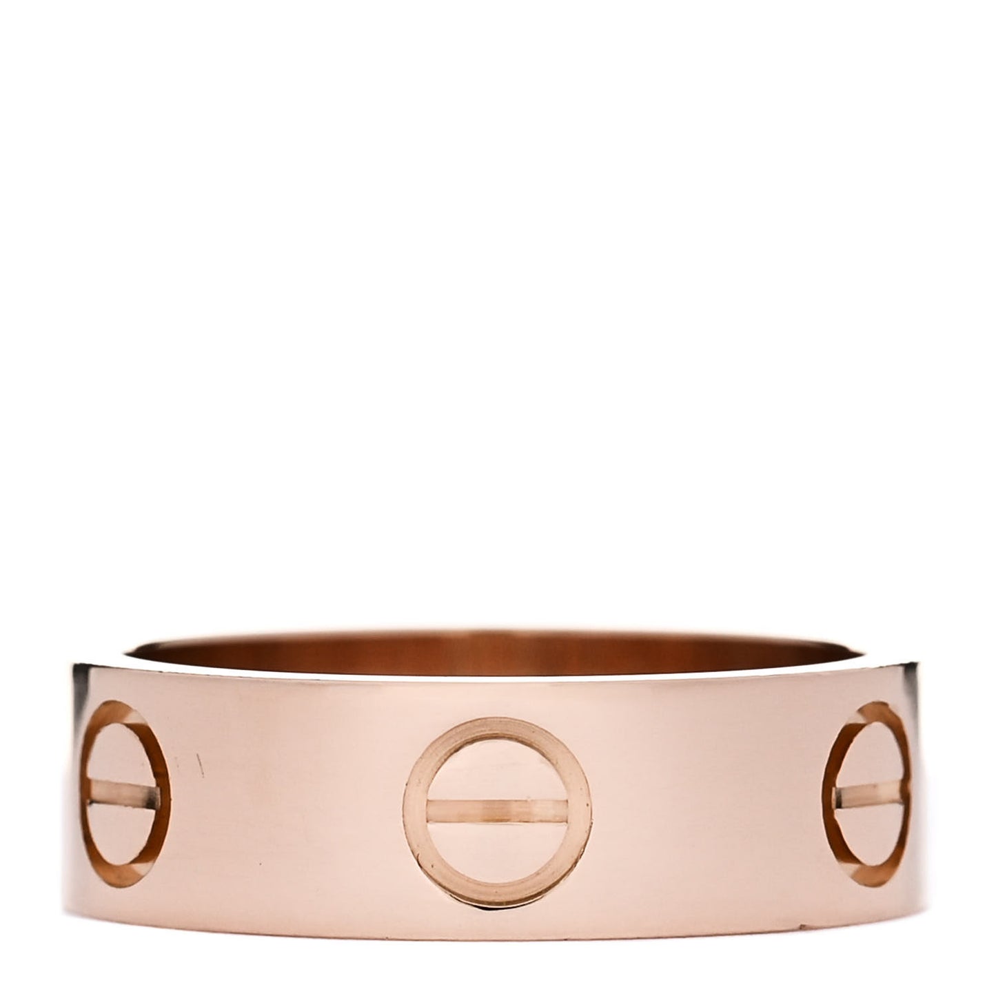 18K Pink Gold 5.5mm LOVE Ring 50 5.25